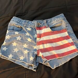 American flag shorts